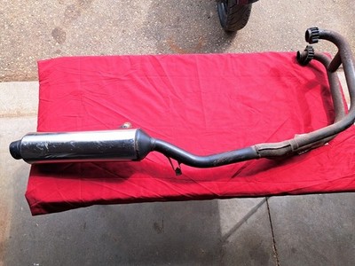1989 Suzuki GS500E GS500 OEM Stock Exhaust Muffler Tail Pipe - No Holes 
