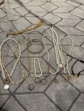 random vintage jewelry lot, kids jewelry, bracelets, necklaces etc w/ Ipsy bag