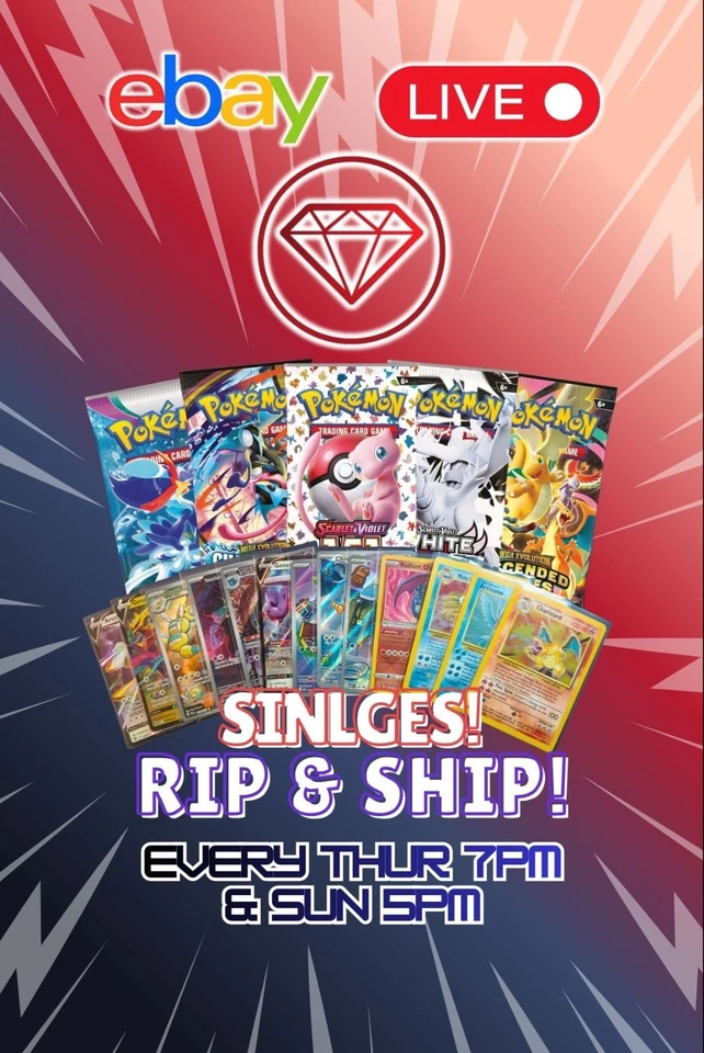 Pokemon Cards! Rip or Ship! Plus Singles! £1 Starts!