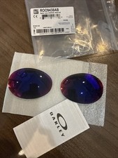 New Authentic Oakley EYE JACKET REDUX OO9438  RED IRIDIUM Replacement Lenses
