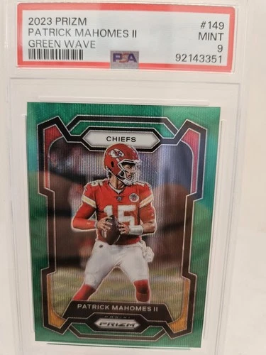 2023 Panini Prizm - Patrick Mahomes II #149 Green Wave Prizm