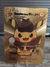 Detective Pikachu Gold Foil Cosplay Pokemon Card Doujin 2023 READ! PICS! Anime