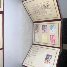 Vintage Format International Security Printers Stamp & Banknote Presentation Set