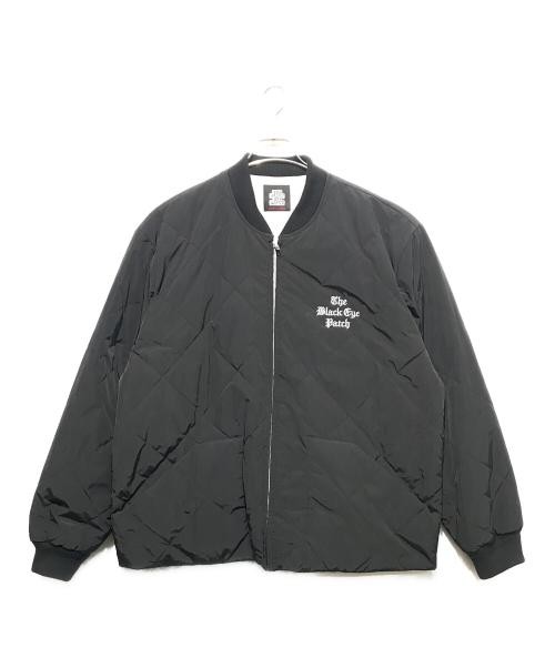 Men's XL Quilted Puffer Jacket Black Warm Winter Coat Used