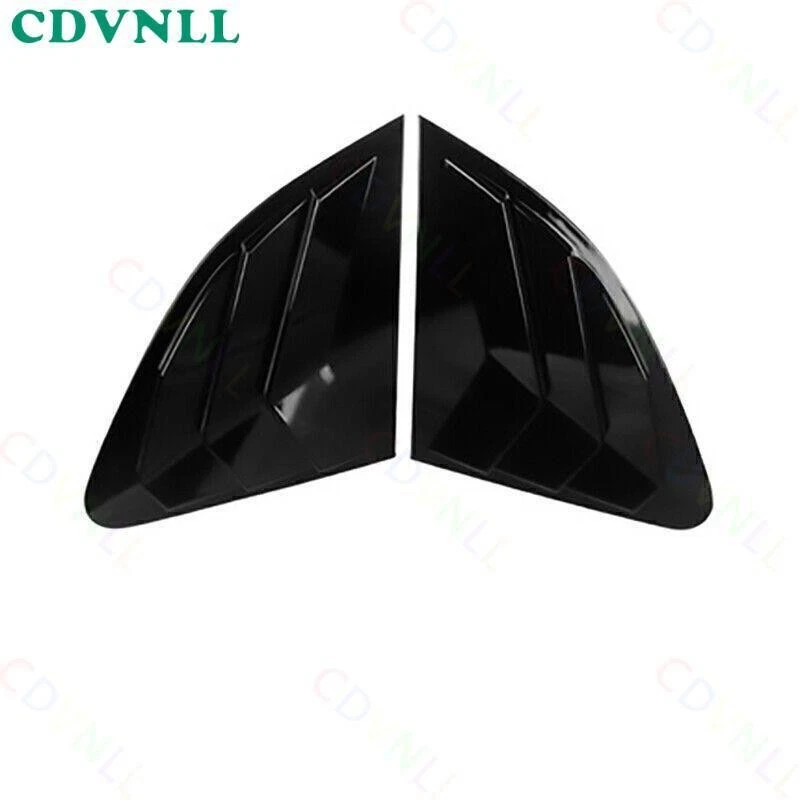 Para Audi Q5 SQ5 2009-2017 Preto Brilhante Janela Lateral Louver Obturador Quadro Acabamento 2* - Imagem 2 de 4