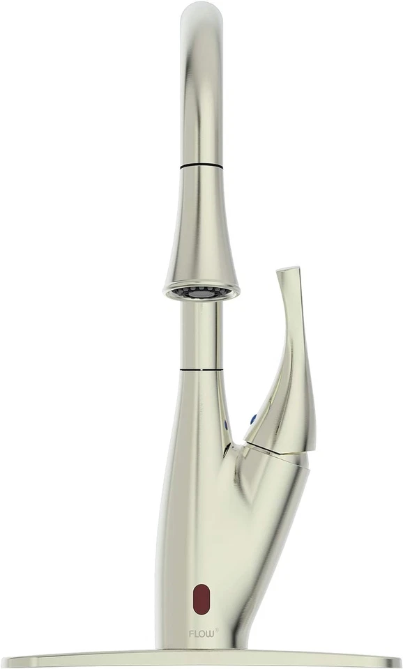 Кухонный кран с активацией движения Bio Bidet от Bemis FLOW X — матовый никель - Изображение 2 из 4