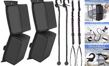  2-Pack PWC Jet Ski Bumpers, Boat Fenders2pk Elastic Cords2pk Dock Ropes2pk