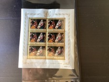 Cook Islands  /  Adoration of the Wise Men .  Mint Sheet. postage stamps,