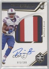 2019 Panini Limited Rookie Variations /199 Devin Singletary #177 Patch Auto 6fs