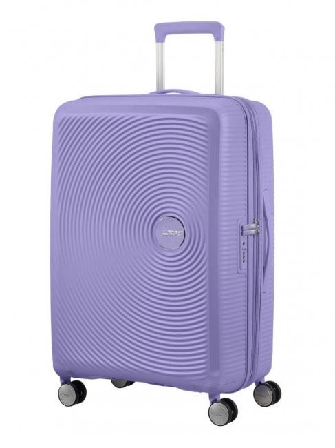 TROLLEY AMERICAN TOURISTER soundbox spinner 67/24 tsa exp LAVENDER Media  scelta