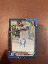 2025 1st Bowman Chrome Vladimir Asencio Blue Ray Wave/150 CPA-VA