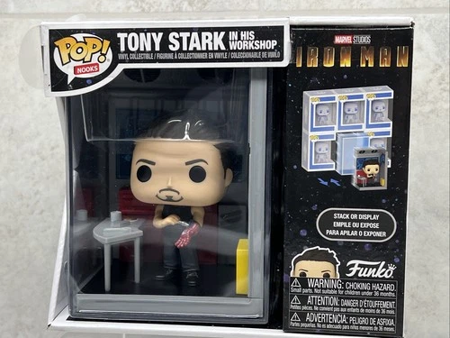 Funko Pop! Nooks: Marvel Tony Stark In His Workshop (Iron Man) See Pics