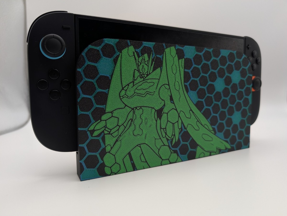Pokemon Z-A Zygarde Themed Dock Cover Faceplate For Nintendo