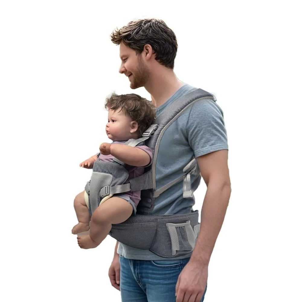 Multifunctional Lightweight Baby Strap Carrier for dad and mom, Waist Stool, Sui