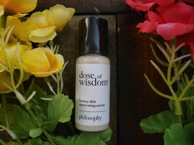 Philosophy Dose of Wisdom Bouncy Skin Reactivating Serum 1 oz. *NO BOX*