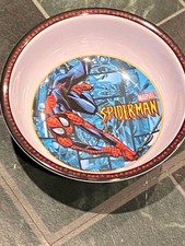 2006 Marvel's Spider-Man 5.5" Children's Plastic Bowl Zak Designs Pre-Owned s2