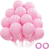 Luftballon Rosa 52 StüCk Rosa Luftballons Geburtstag, Luftballons Pastell Rosa,
