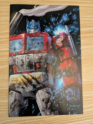 Transformers #1 Tyler Kirkham Optimus Prime Battle Damage Variant