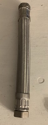 1-1/2'' BSP DN40 x 485 mm - Flexibler Geflechtschlauch schwenkbar FxF Enden Edelstahl