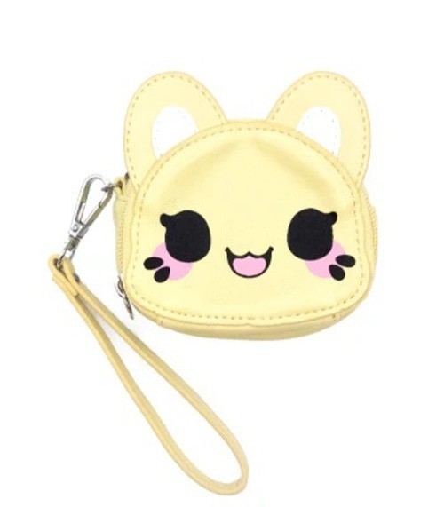 Tasty Peach Studios Meowchi Cat Coin Pouch Wristlet Wallet Clutch Purse Bag