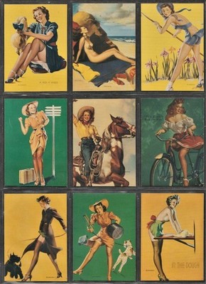 90 Gil Elvgren Calendar Pinups Trading Cards Complete 2nd Set 1994 Mint Sexy
