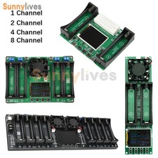 1 8 Channel 18650/21700 Battery Capacity Resistance Tester Auto Charge Discharge