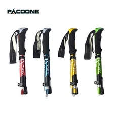 Trekking Poles Nordic Walking Hiking Sticks Anti-shock Adjustable Alpenstock