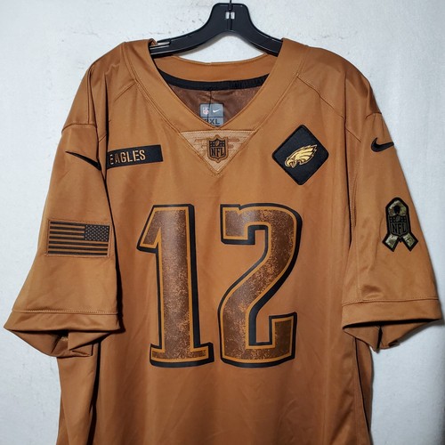 Randall Cunningham Philadelphia Eagles Vapor Jersey Salute To Service Browns NWT - Picture 2 of 15
