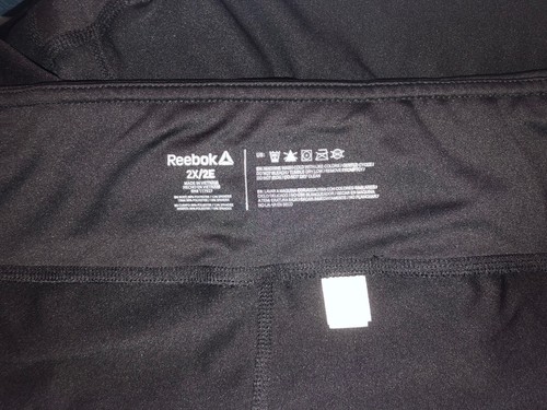 Reebok Women's Flash Training Skinny Capri~REW174LE07015~Black~2X $65 - Picture 6 of 6