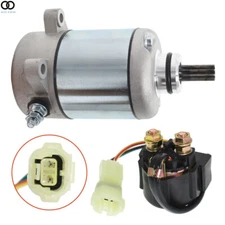NEW Starter & Relay Solenoid for Honda TRX250TE TRX 250Te Recon 250 Es 2X4 02-07
