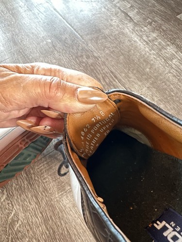 Vintage Polo Golf Ralph Lauren Women’s Golf Saddle Shoes Preppy Size 7 1/2 - Picture 11 of 11