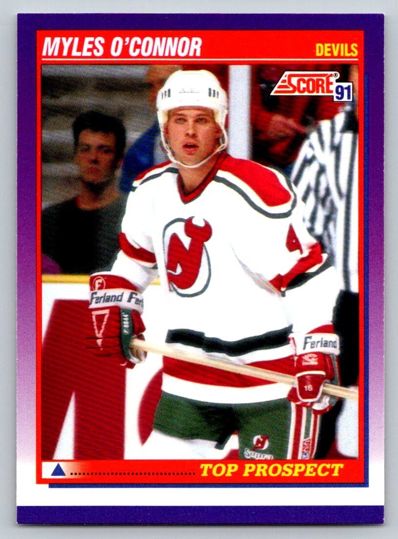 1991 Score #322 Myles O'Connor Rookie Card New Jersey Devils | eBay