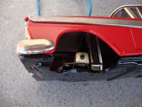 Vintage 1960s Cragstan Battery Operated Ford Fairlane 500 With Retractable Roof - Picture 7 of 13