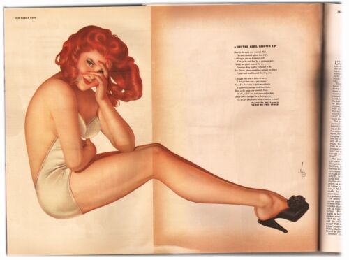 Vintage ESQUIRE MAGAZINE (May 1943) VARGA Pin Up WWII Art - Picture 3 of 5