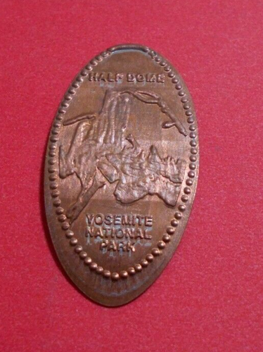 Yosemite National Park länglicher Penny CA USA Cent Half Dome Souvenirmünze