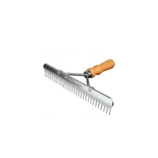 Sullivan Fluffer With Wood Handle 9" Cattle Grooming Comb
