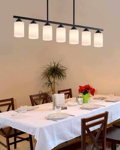 Cylinder Glass Shade Covers - 6 Pack - Streamlined Design for Light Fixtures - Picture 6 of 10