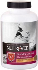 Nutri-Vet Bladder Control Chewables for dogs 90 count