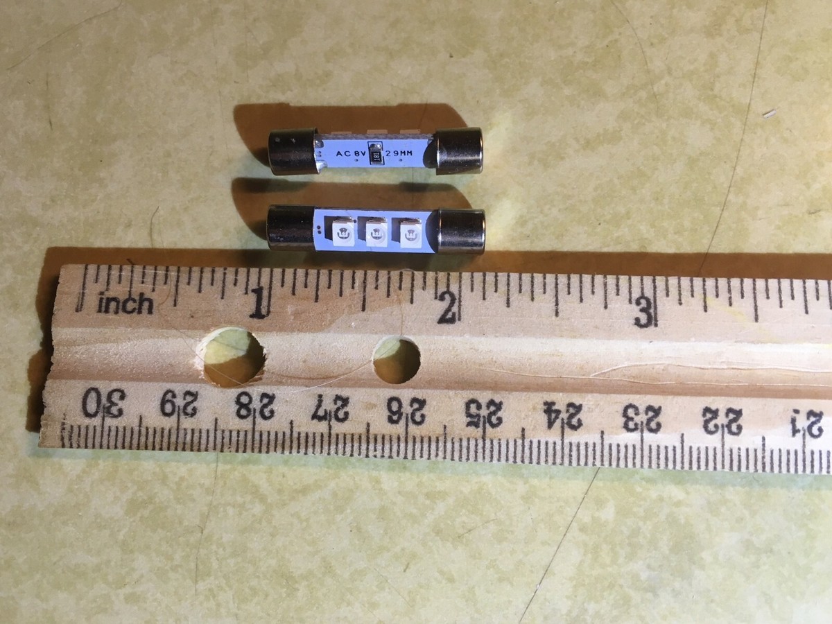 8 Fantastiche Lampadine Led Blu 8v Tipo Fusibile Per Pioneer Sx-737, Sx - Foto 9