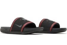 Nike Offcourt NFL San Francisco 49ers Slides Black/Red DD0504-001 Sz 10