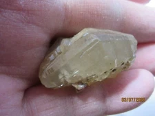 White TOPAZ  Quartz Crystal Mineral 1 1/2" Collectible TCMC-51.4