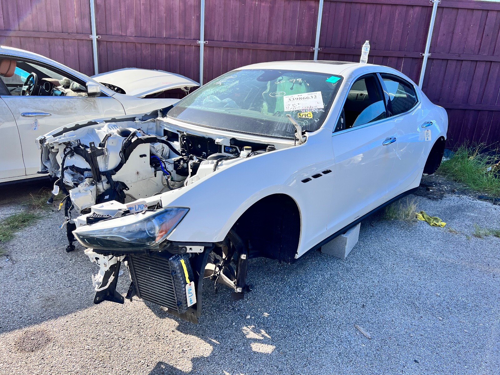 2014-2020 MASERATI GHIBLI M157 Left Driver Side FRONT DOOR SHELL WHITE OEM