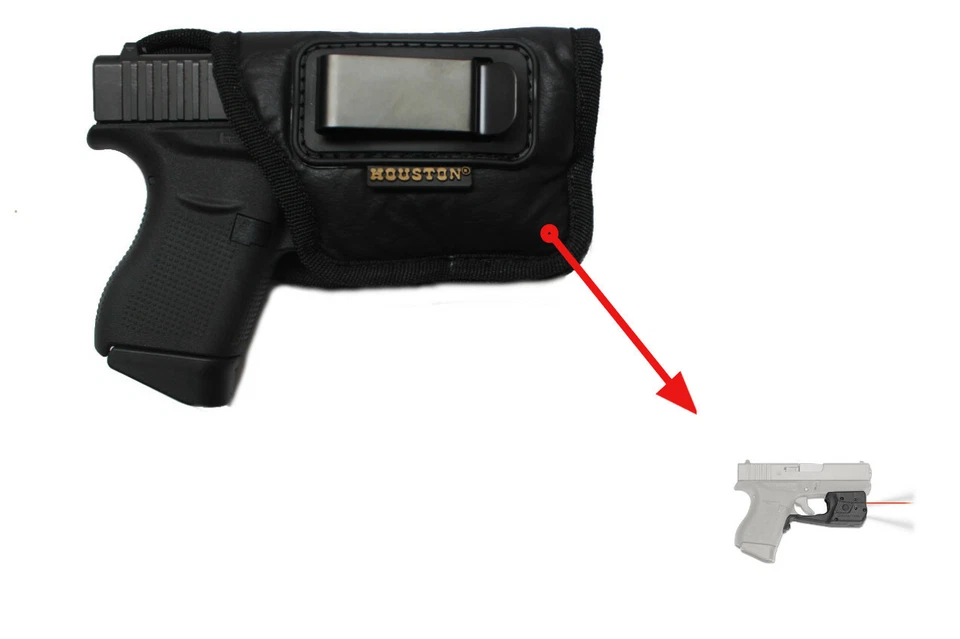 Houston IWB Soft Holster for Glock 43/43X/42 with Laser &/OR Light - Image 2 of 4