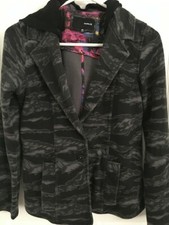 Hurley Camo Hooded Button Jacket, W M