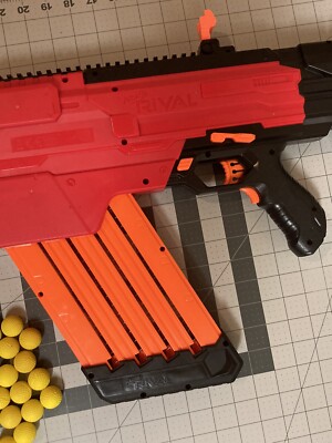 NERF Rival Red Khaos MXVI-4000 Blaster With Magazine Tested
