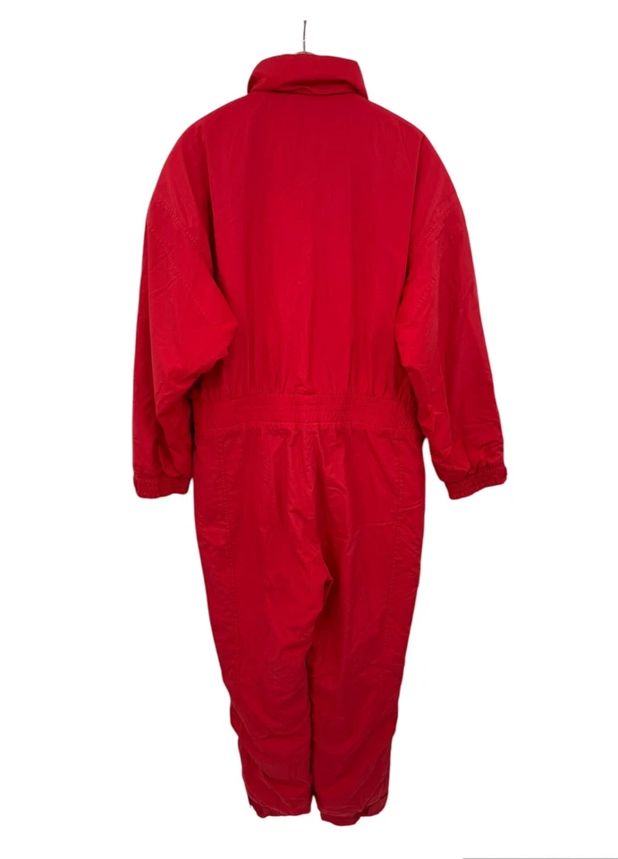 Terno de esqui vintage anos 90 Bogner peça única traje de neve babador de neve masculino tamanho 44 feito nos EUA - Imagem 2 de 4