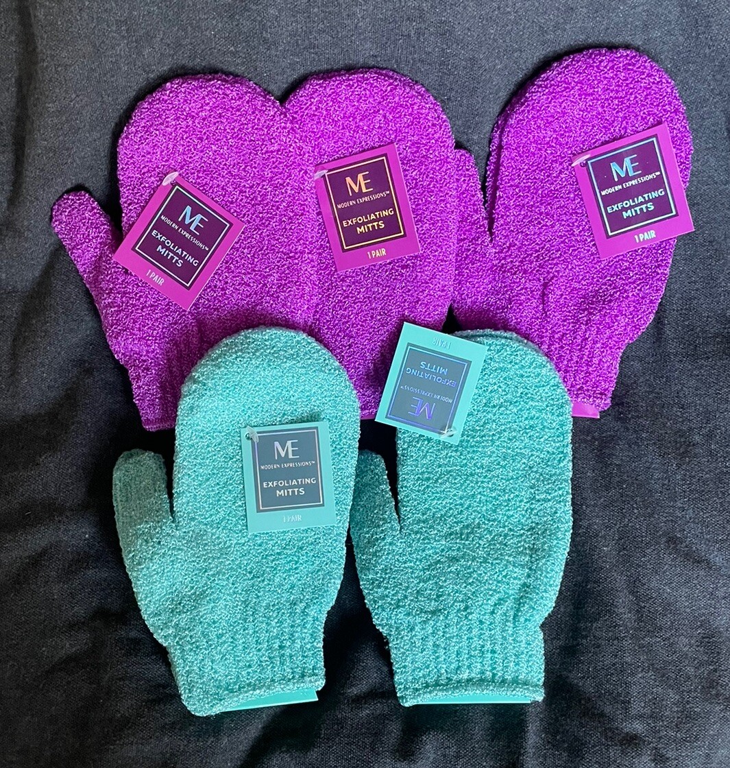 Exfoliating Mits By Modern Expressions, 5 pairs eBay