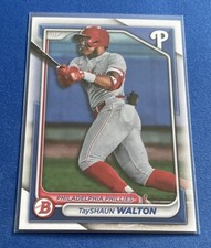 2024 Bowman Prospects #BP-113 TayShaun Walton Philadelphia Phillies