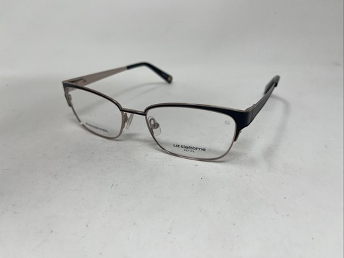 LIZ CLAIBORNE EYEWEAR L450 003 BLACK ROSE GOLD 50-16-135 FLEX HINGE EYEGLASS!p77 - Picture 3 of 7