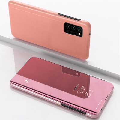 Für Samsung Galaxy S10 - Etui CLEAR VIEW Case Etui Cover Hülle Handy Tasche ROSA